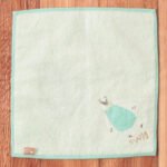 moritaMiW 絨毛刺繡方形毛巾- 北極熊背面