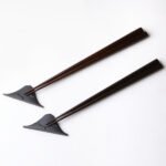 「山形鑄物」鑄鐵筷子座-富士山兩隻裝