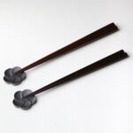 【日本製《鑄心工房》「山形鑄物」鑄鐵筷子座】梅花2隻裝