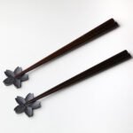 【日本製《鑄心工房》「山形鑄物」鑄鐵筷子座】櫻花2