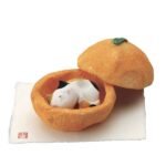 瀬戸焼果物猫精油擴香石-香橙款