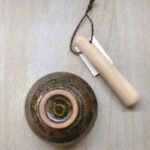 日本瀨戶燒研缽底部和研杵