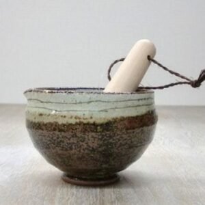 美濃燒研缽側面