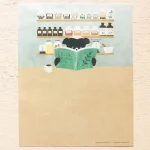 福岡麻利子小熊藥房信紙套裝 信紙設計