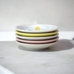 美濃燒小盤子五件套裝 花園 - 堆疊 2