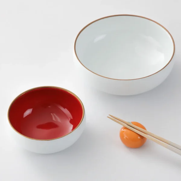 波佐見焼鏡餅陶器碗套裝使用場景範例 1