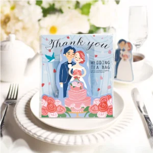 TOWA 婚禮茶包伴手禮 - 伯爵茶，帶有佛手柑香氣的可愛設計茶包