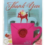 TOWA 感謝茶包，帶有可愛小鹿設計的吊牌