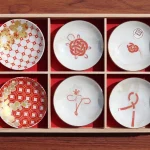 Mizuhiki 平安結小碟禮盒共有六種圖案設計