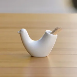 白山陶器 小鳥牙籤座