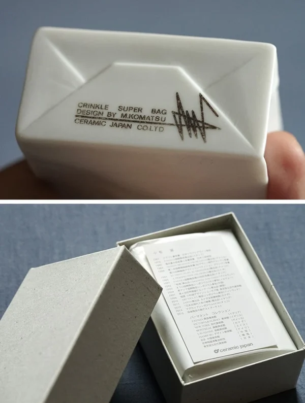 Ceramic Japan Crinkle Super Bag 褶皺系列花瓶包裝盒