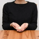 Japanese made flower shaped ceramic chopstick rest is small but pretty