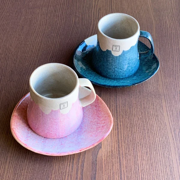 日本六魯富士山小盤可以當杯子托碟