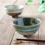 Rokuro Blut's 六魯 十草粗陶飯碗 堀灰綠色