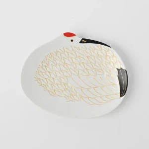 有田燒紅鶴小碟