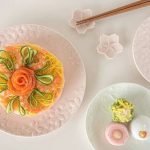 深山Miyama 美濃燒櫻花粉花卉浮雕盤放上任何食物都顯得額外吸引、漂亮