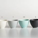 SALIU YUI系列 美濃燒手工茶杯四色橫排