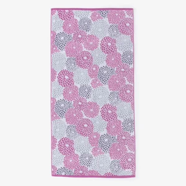 SOU・SOU今治毛巾- 全菊​浴巾白色背景全幅正面圖