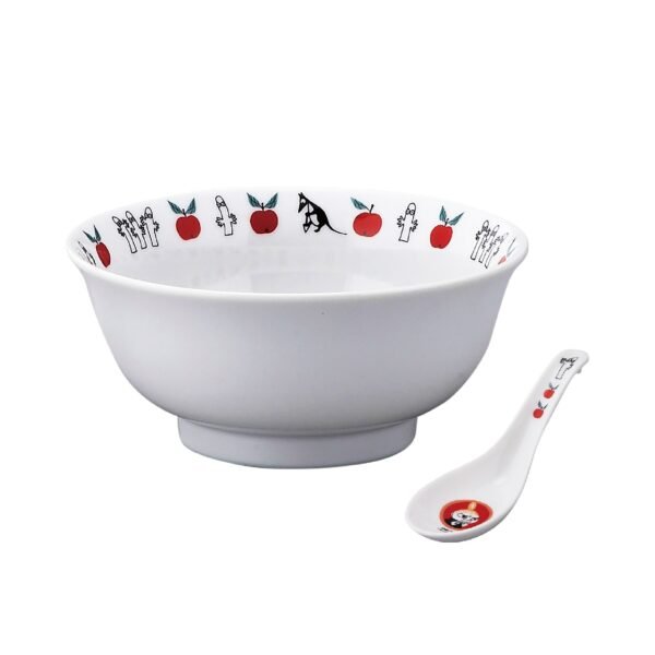 姆明麵碗連匙羹套裝-阿美,Little My款式