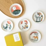 美濃燒花札小碟 5件套裝