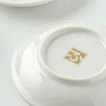 5件套裝美濃燒花札小碟 – 底部印有品牌logo