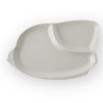 Miyama 美濃燒灰色燕子餐盤俯視圖