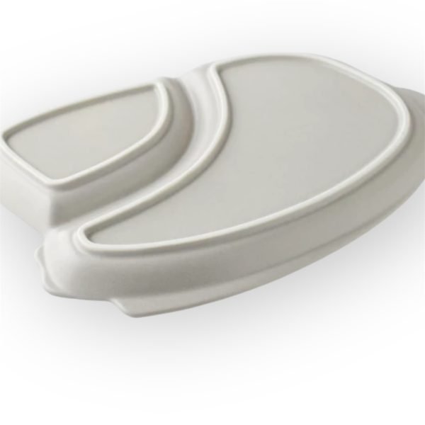 Miyama 美濃燒灰色燕子餐盤 底部