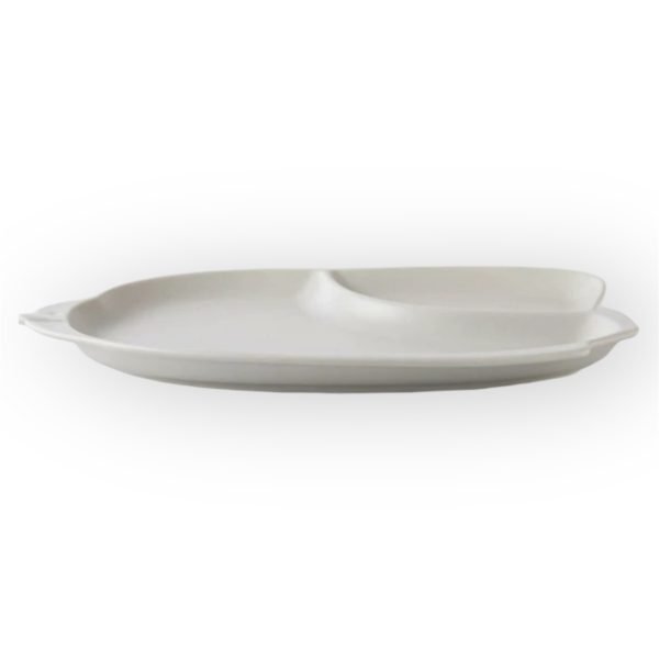 Miyama 美濃燒灰色燕子餐盤 side view