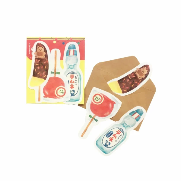 Die-cut Letter Set - Summer Festival. Pattern 3