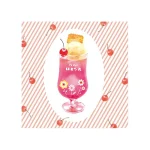 Gara Gara Memo Pad-pink. Pattern 3