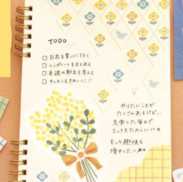 Gasa Gasa Paper Set - Yellow. Usage of the paper.