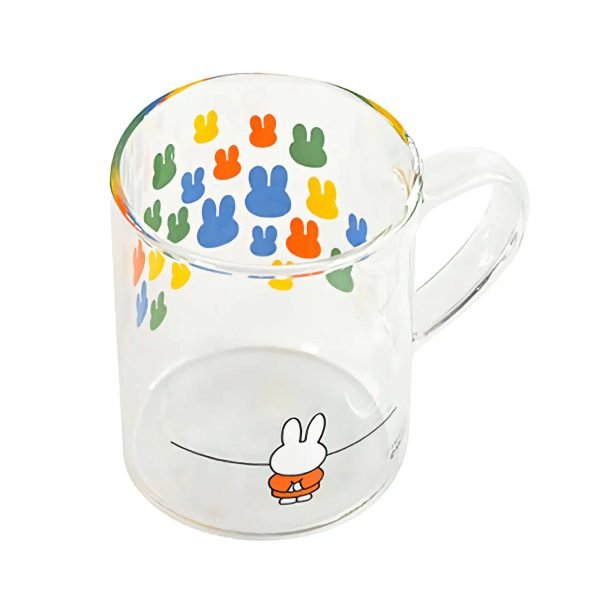 Miffy 耐熱玻璃杯 - 博物館款俯視圖