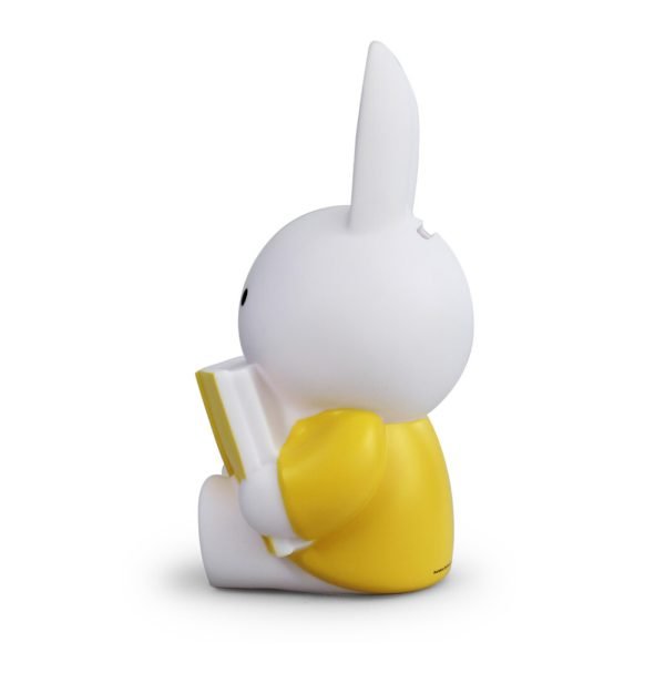 Miffy 造型存錢罐 - 閱讀款黃色 (M)側面圖