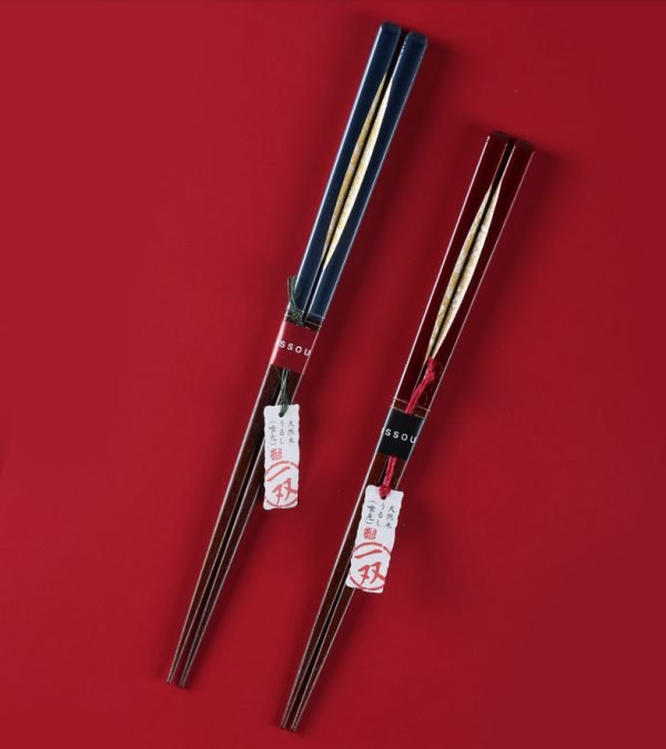 Issou 一雙 夢 若狹塗夫婦對筷禮盒裝 - 對筷