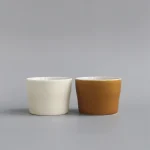 bico 圓形堅果杯 7.5cm - 白色 焦糖