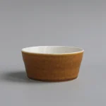 bico 美濃燒圓形點心碗 10cm 焦糖