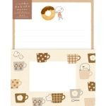 mizutama Limited Edition Letter Set - Relax. The front view of the set.