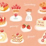 裝飾紙套裝- 紅色貓咪草莓甜