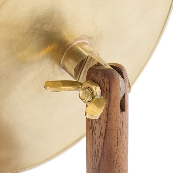 黃銅製橢圓形座枱式鏡子可調校角度