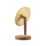 黃銅製橢圓形座枱式鏡子背面圖 2