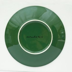 Nathalie Lete 陶瓷餐盤 - 綠色叢林款 - bottom