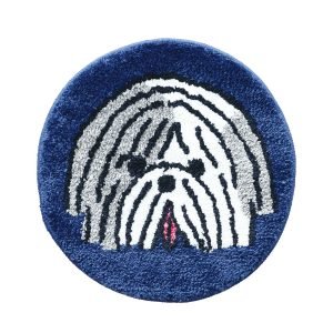 山鴿舍 Yamabatosha 小狗椅子墊 藍色