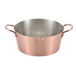 日本製純銅鍋 20cm 正面圖