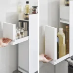 白色 TOWER 雙層調味料架放在廚房的場景圖 8