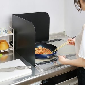 日本製 高木金屬L型擋油板 平面爐適用使用場景圖