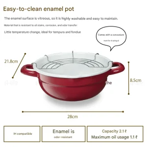 日本製 高木金屬 多用途鍋搪瓷鍋 1 日本製 高木金屬 搪瓷鍋7 translated to Eng