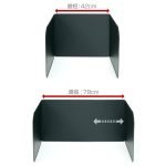 日本製 高木金屬伸縮擋油板 尺寸詳情圖