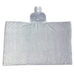 Miffy 米菲汽車座位頸枕毛毯 灰色 正面展開示意