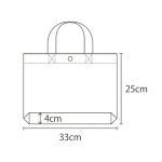 日本製 牛仔布可愛柴犬手挽袋尺寸圖