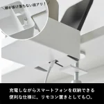 日本 TOWER 杯夾架的底部有孔可穿過電話線